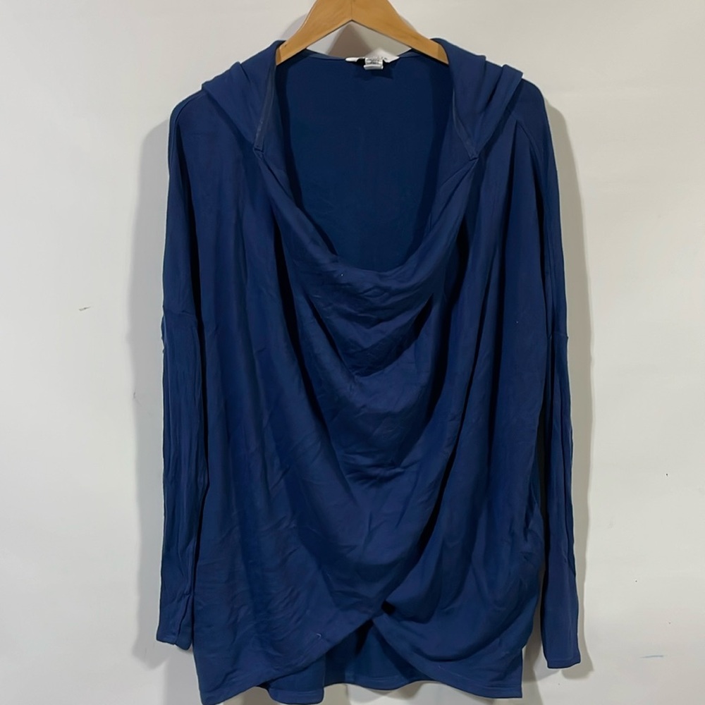 Athleta Athletic Cowl Neck Yoga Top Size L